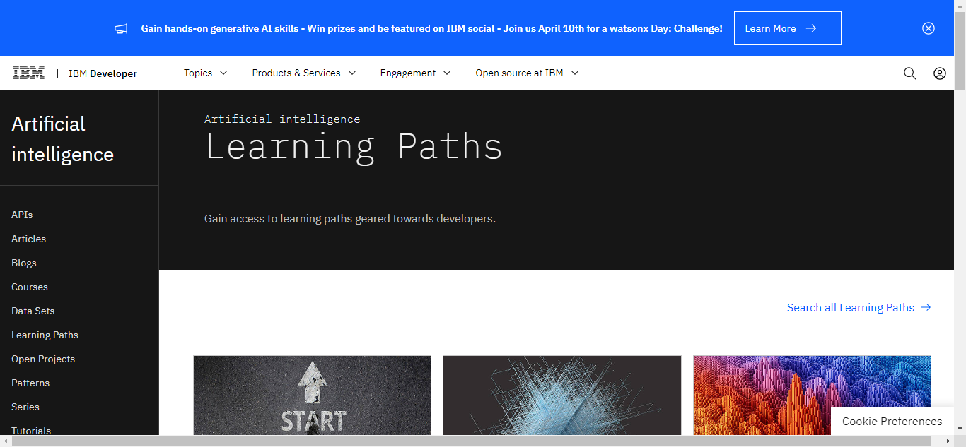 IBM AI Learning Paths