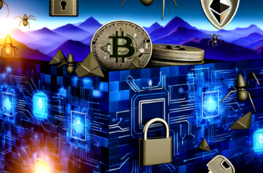 The featured image for this topic could depict a digital landscape with futuristic elements symbolizing cryptocurrencies like Bitcoin and Ethereum. The image could include visual representations of cybersecurity threats, such as hackers and malware, hovering around digital assets, emphasizing the importance of robust security measures. Elements such as padlocks, shields, and keys could be integrated into the design to convey the concept of protecting digital assets. Additionally, the image could showcase modern security technologies like hardware wallets and multi-signature wallets to illustrate effective security practices in the cryptocurrency realm. Overall, the image would aim to visually encapsulate the dynamic and high-stakes nature of cryptocurrency security in the digital age.